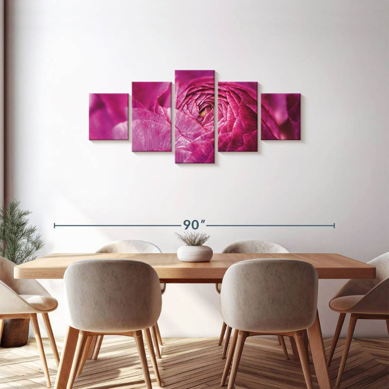 Ranunculus Abstract, 30" H x 68" W
