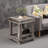 2 Tier Solid Wood Accent End Table