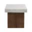 Table d'appoint carrée en béton Rhynd