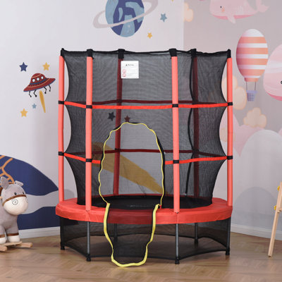 Trampoline pour enfants 5 pi avec filet d'enclos