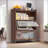 44'' Tall Metal 3 Flip Doors Cabinet With Ample Storage For Various Home And Office Spaces, Durable And Space-Efficient
