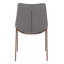 Chaise d'appoint en polyuréthane gris Stonec chiffre