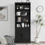 Armoire de rangement en bois avec tablettes réglables sans portes-958100329-957914338