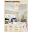 Ventilateur de plafond Gold Boho Chandelier