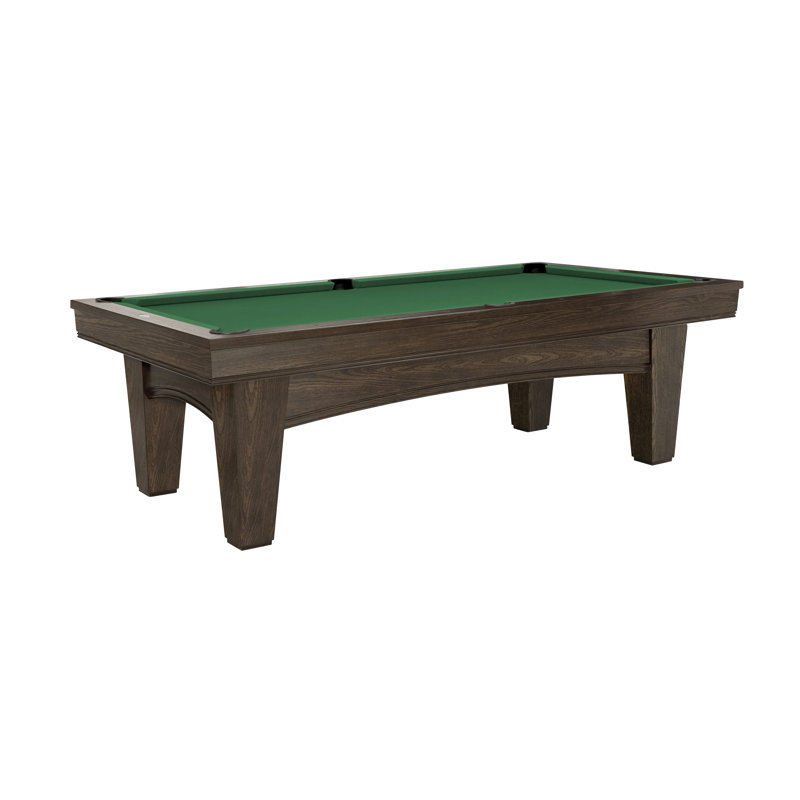 Winfield Billiard Table with Professional Installation, Green, Espresso