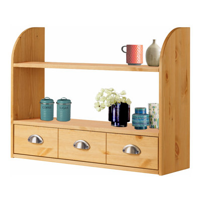 Edgarton Solid Wood Accent Shelf