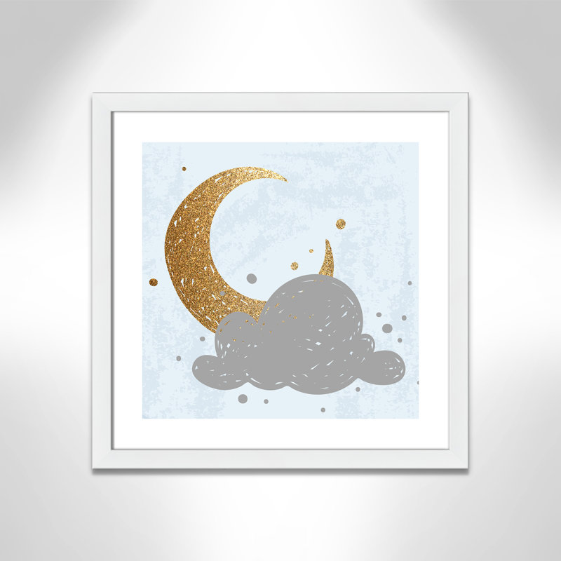 Good Night Plants & Flowers, 22.5" H x 22.5" W x 0.63" D, White Framed