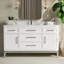 Meuble-lavabo simple 60 po avec comptoir en quartz Colaluca-612263179