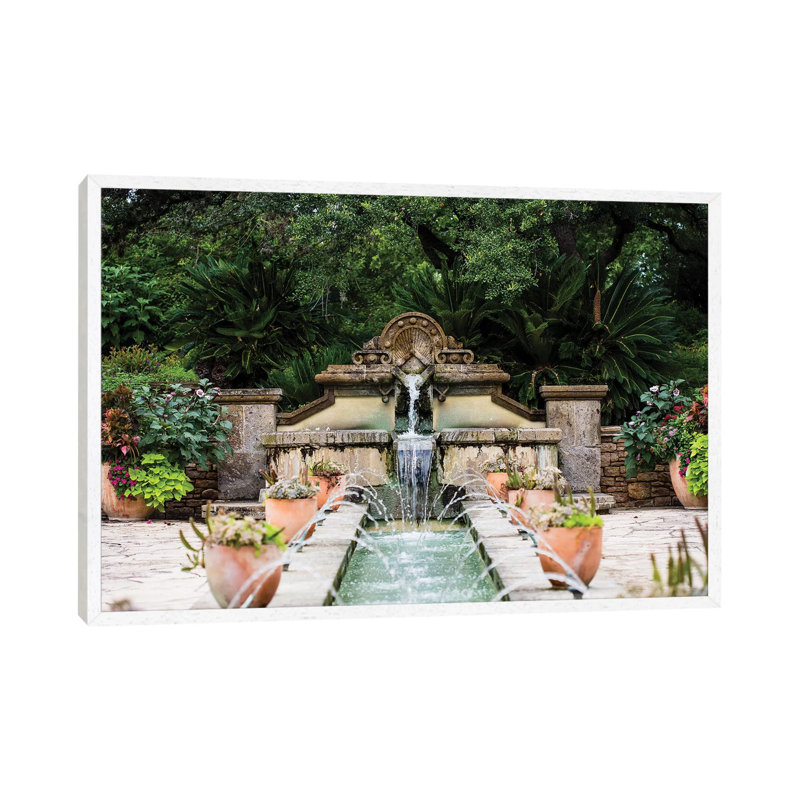San Antonio Elements by Ann Hudec - Print on Canvas, White Framed, 45.72cm H x 66.04cm W x 3.81cm D