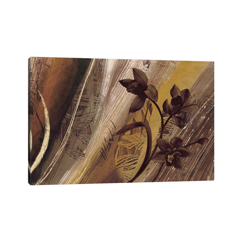Bouquet D'or I by Anne Brochard - Wrapped Canvas Gallery-Wrapped Canvas Giclée, 20.32 cm H x 30.48 cm W