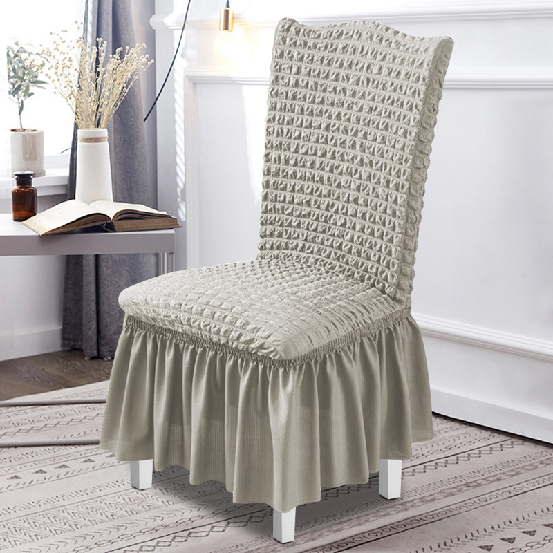Housse pour chaise de salle à manger, Beige