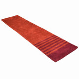 Juhl HAND KNOTTED LOOM SILK ECO-FRIENDLY AREA RUGS  - Rust & Red Color | Contemporary Design
