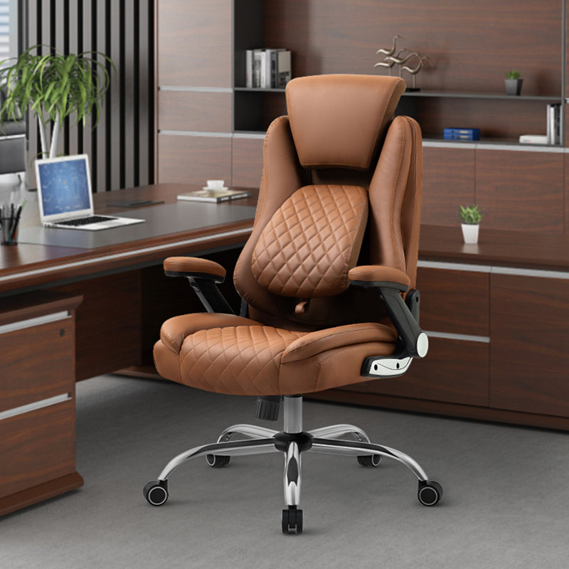 Ergonomic Executive Chair, Camel