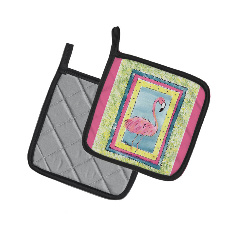 Cuisinier poignée east urban home flamant rose