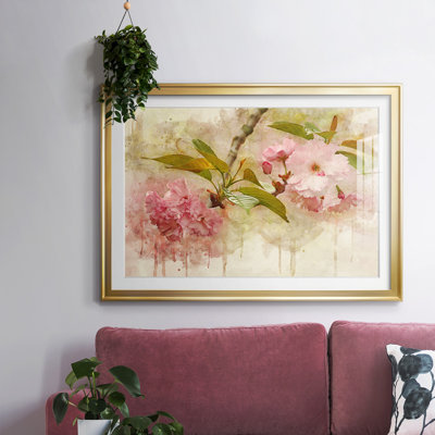 Blossom Elegance II, reproduction d'art encadrée