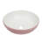 16" Round Ceramic Vessel Bathroom Sink – Modern Textured Bowl Design in Vintage Rose-120152499