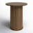 Iris Round Fluted Pedestal End Table -87054858