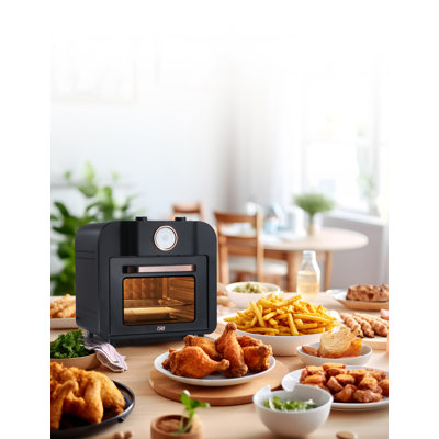 CHK Series Air Fryer Multi-Oven, 17-QT Multifunctional & Multi Level Air Fryer , 1500 Watt,  Black