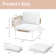 2-piece Patio Free Combination Cushioned Sectional Sofa Set