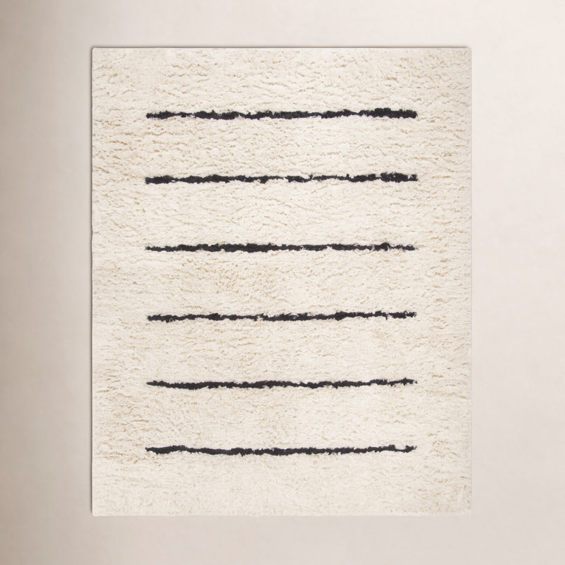 Tapis en laine noué à la main Mayer, Rectangulaire 8 pi x 10 pi