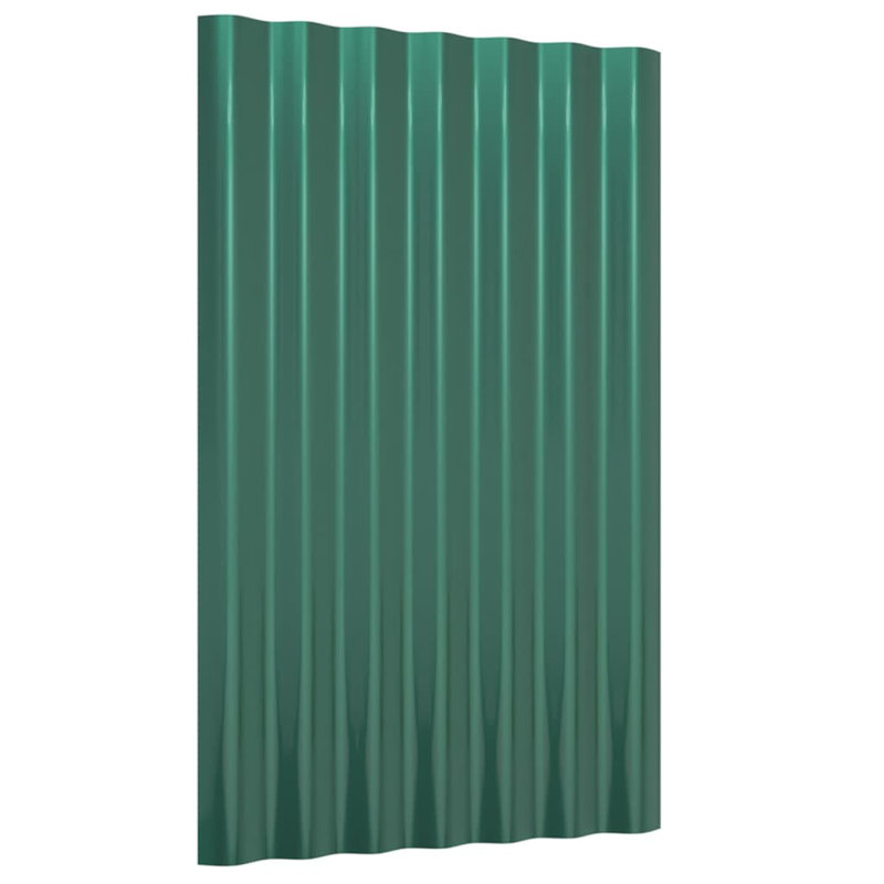 Dakota Fields Steel Roofing Kit, 60 x 36 cm, Green