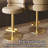 Giacamo Adjustable Height Swivel Boucle Fabric Barstool in Stainless Steel (Set of 1)-1190977469-1177392148-1137086831