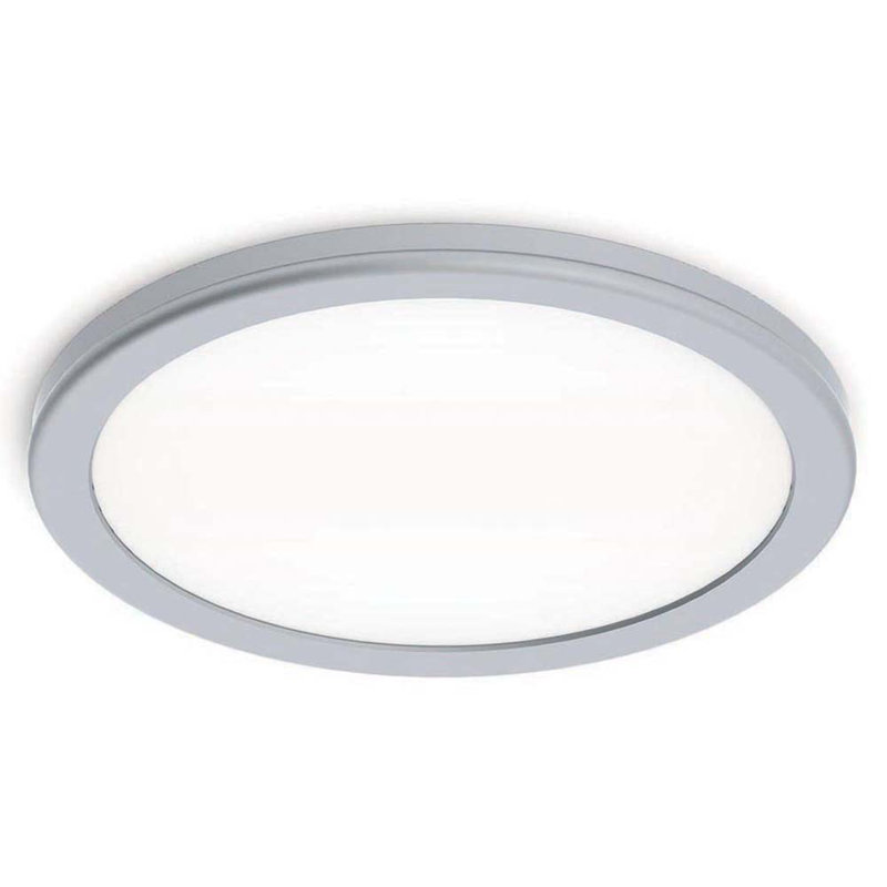 Geos 1 - Light Flush Mount, 0.88" H x 10" W x 10" D, 3000K, Titanium