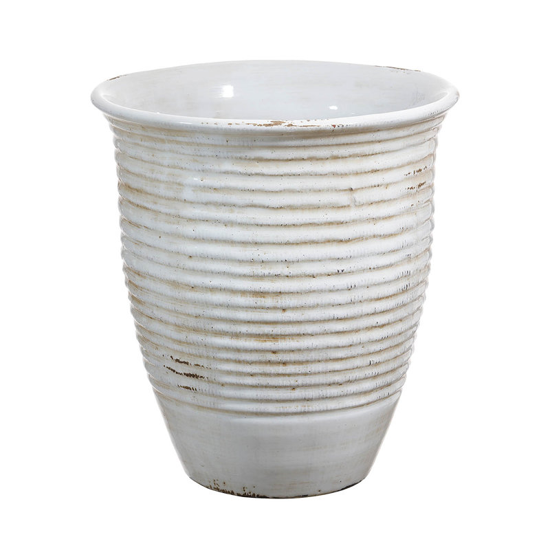 Wachter Terracotta Table Vase, 10" H x 9.3" W x 9.3" D