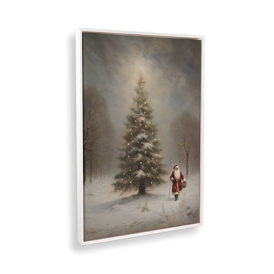 «Santa's Tree» par Jo Moulton, reproduction d'art