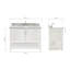 Ensemble de meuble-lavabo simple 49 po Magnolia-1121129668