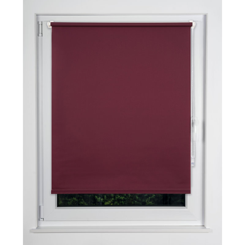 Just Room Darkening Roll-Up Blind, 160cm L x 60cm W, Purple
