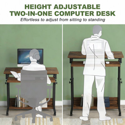 Petrey Portable Desk with Keyboard Tray