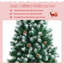 Arbre de Noël 72 '' pin vert floqué / givré et pommes de pin