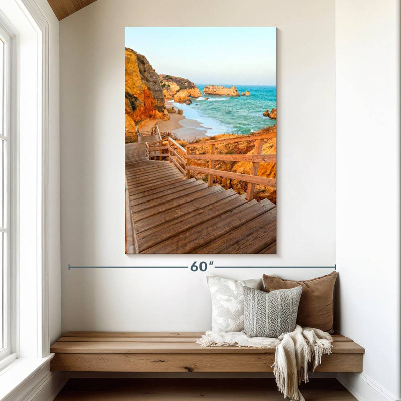 Lilie, Praia, Dona Ana, escalier de plage, H 51 po x l 34 po