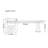 Modern Minimalist Extendable Dining Table