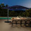 Naithan Lighted Cantilever Umbrella Included Base with Wheels-624467515-658927528