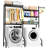 Over Washer Shelves - Heavy Duty Storage With Adjustable Height
