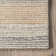 Deco Striped Tile Wool Beige Area Rug