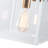 1 - Light Clear Shade Square Glass Pendant Light