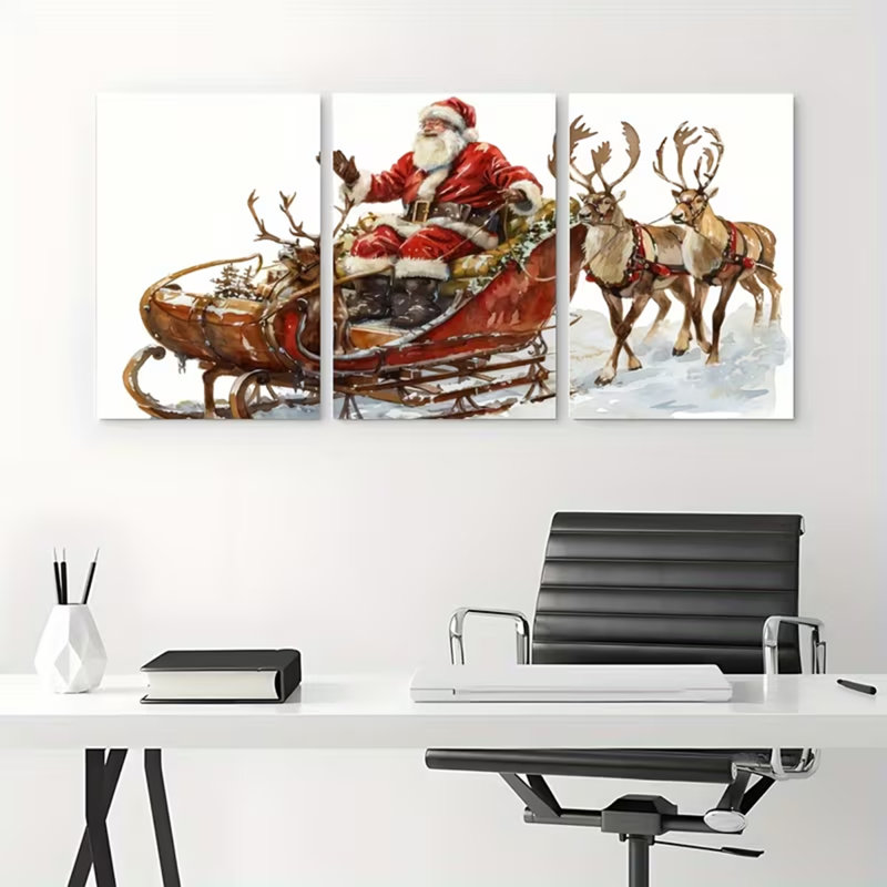 3 Piece Wrapped Canvas Print