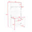 Garde-manger compact avec huche, poste de travail pliable, tablette réglable et prise de courant-499053268