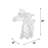 Jasona Teak Root Horse Bust