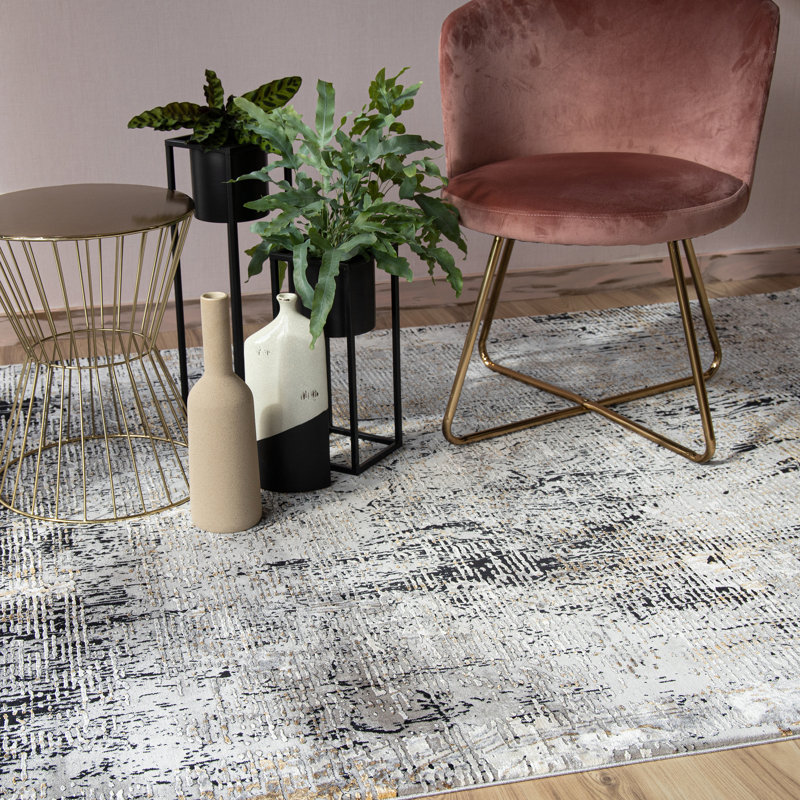 Westfall Grey Rug, Rectangle 120 x 170cm