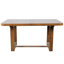 Ensemble de table de salle à manger moderne extensible Groveline avec structure en bois massif et rallonge amovible-130021532