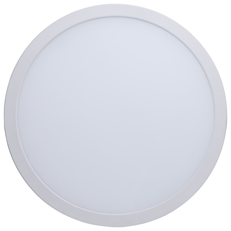 38 Watt 12 Inch LED Direct Wire Downlight Remote Driver CCT Selectable Dual Dimming Flat Face