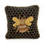 Queen Bee Black Throw Pillow