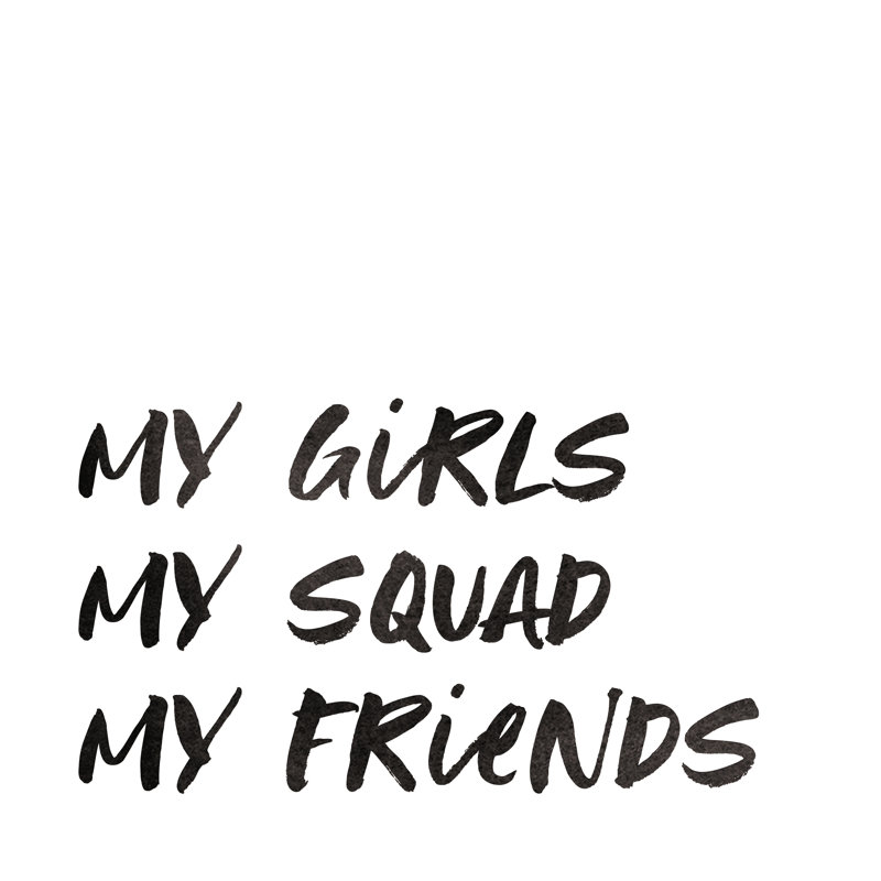 Girl Squad - Wrapped Canvas Print, 122cm H x 122cm W x 3.8cm D