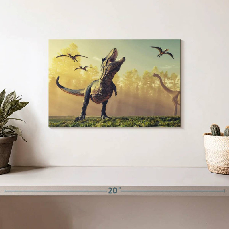 Brampt Dinosaur Park, 8" H x 12" W