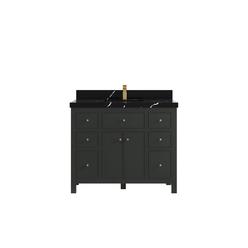 Sonoma X P 22 po De salle de bain Quartz, Noir Calacatta