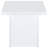 Devar Square Engineered Wood Side End Table White High Gloss-1657673175